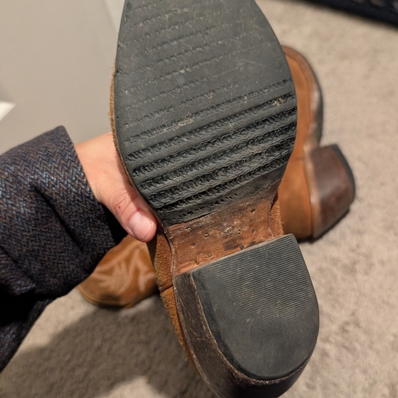 Idyllwind Women's Charmed Life Brown Western Boots In Tan Suede With Round Toe - Picture 4 of 5